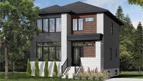 Affordable Modern Home with a Traditional Interior Layout