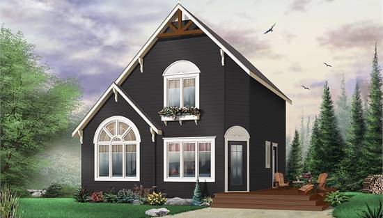 image of tiny house plan 1196