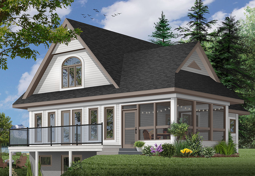The Woodlyne 1 1351 - 2 Bedrooms and 1 Bath | The House Designers