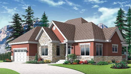 image of accessible house plan 9555