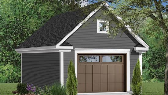 image of garage house plan 3280