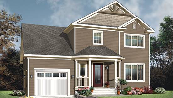 Affordable Traditional Home with Open-Concept Living Spaces