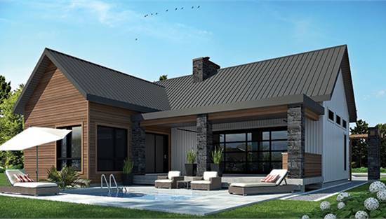 image of small bungalow house plan 1445