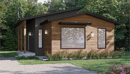 Charming Contemporary with Front Porch