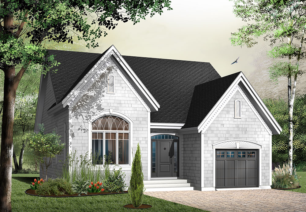  two  bedroom  craftsman  house  plan 