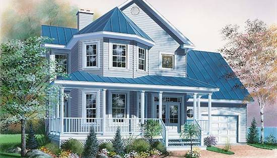 image of small victorian house plan 4631