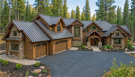 Stunning Mountain Lodge with Stone Exterior