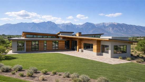 Striking Contemporary with Sleek Rooflines