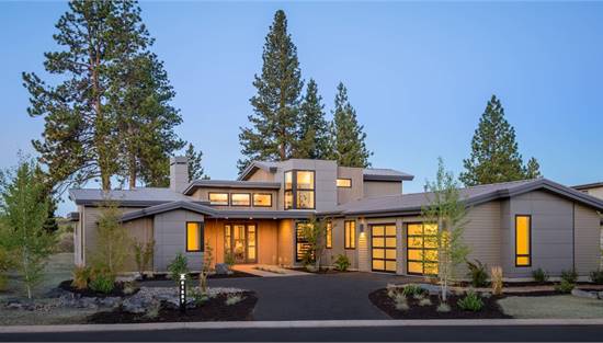 Lovely Nighttime Front View