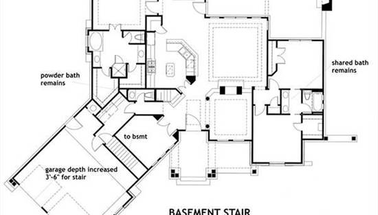 Basement Stair Option Two