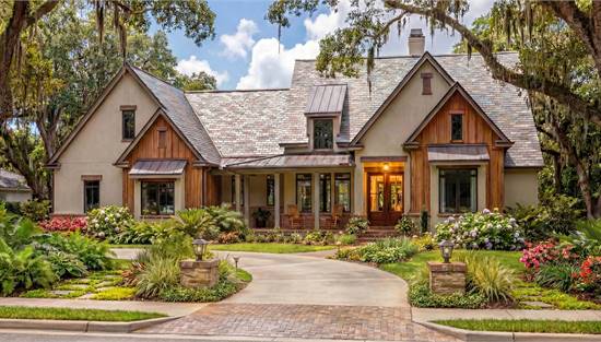 Stylish Farmhouse with Attached Garage