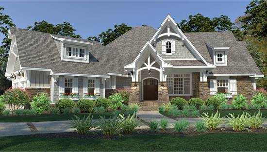image of 1.5 story house plan 2194