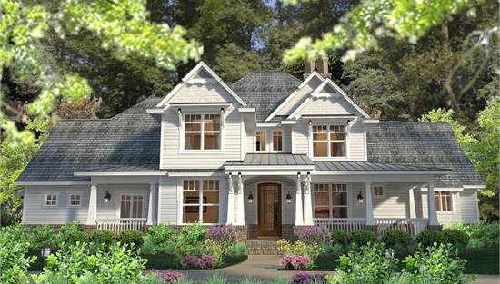 image of traditional house plan 5219