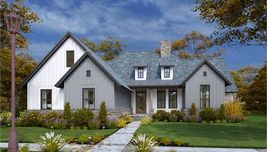 Enchanting Modern Farmhouse with Board and Batten Exterior