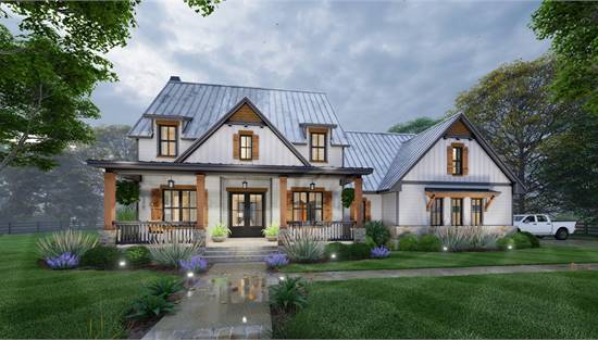 Gorgeous Modern Farmhouse with Front Entry Veranda