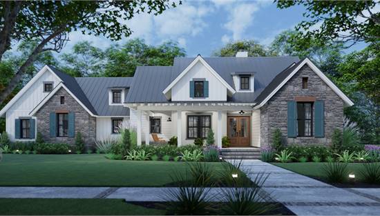 Farmhouse Plans Country Ranch Style