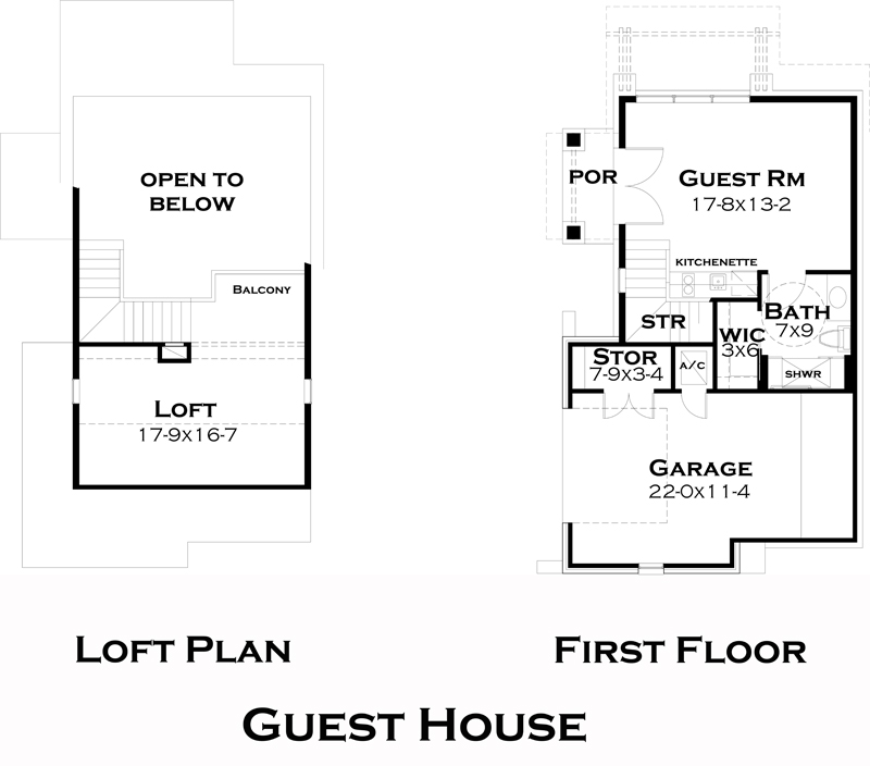 Guest House Plan