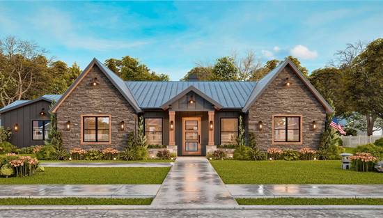 Stunning Ranch with Covered Front Porch