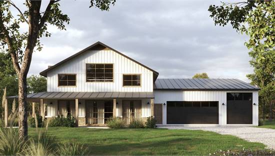Barndominium with RV Garage Parking
