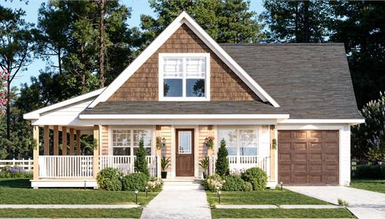 2 Story Bungalow with Attached Garage
