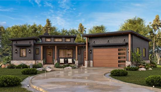 Stunning Contemporary with Attached Garage