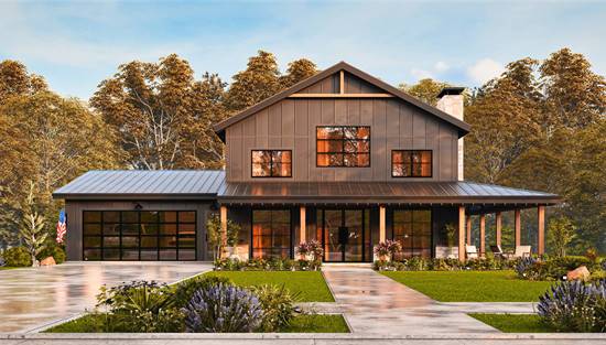 Stylish Farmhouse with Attached Garage