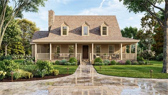 Stylish Ranch with Wraparound Porch