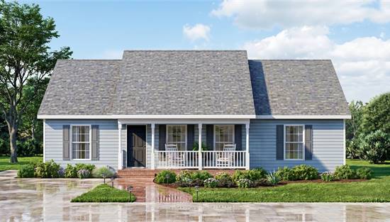 Stylish Ranch with Front Porch
