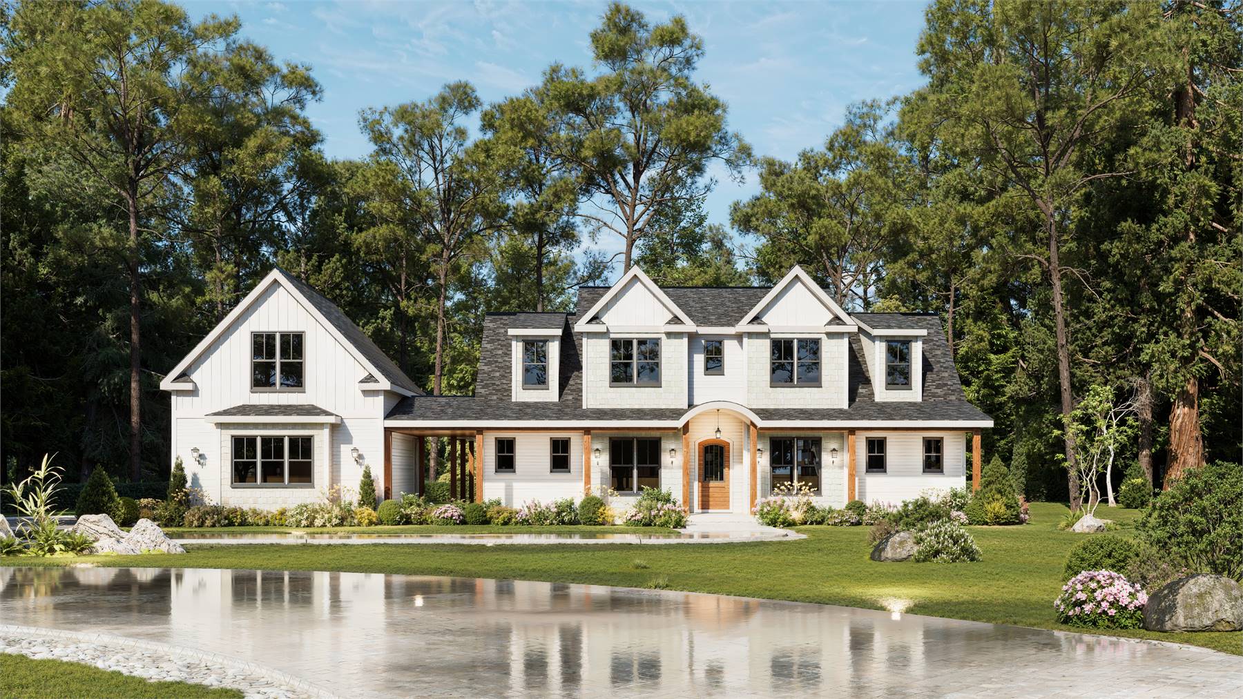 Stunning Modern Farmhouse with Attached Garage