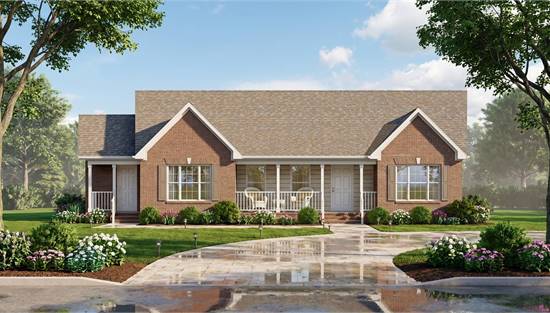 Stylish Traditional with Covered Front Porch