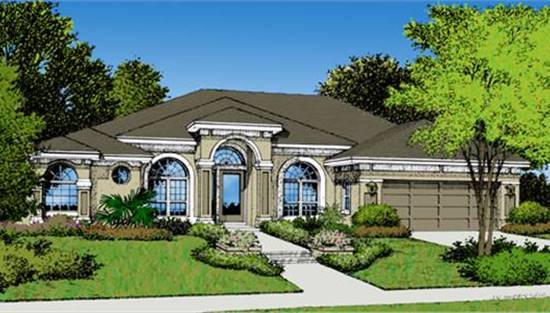 image of southwest house plan 4359