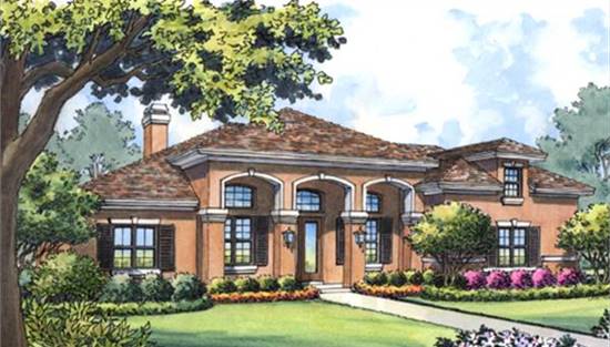 Spanish House Plans European Style Home Designs By Thd
