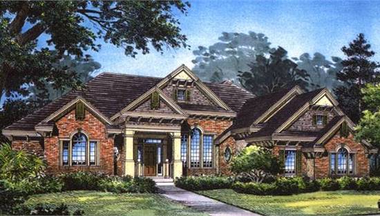 image of florida house plan 5055