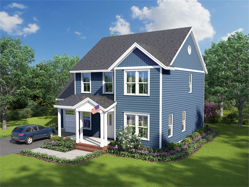 Traditional Style House Plan 1623 Mayberry