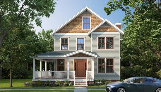 Gorgeous Front Photo Featuring Wraparound Front Porch