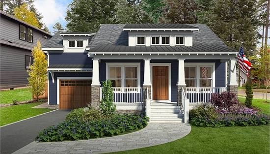 Cape Cod House Plan With Front Porch