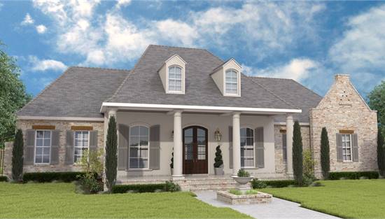 image of french country house plan 6903