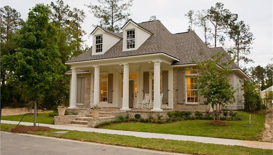 image of traditional house plan 9629