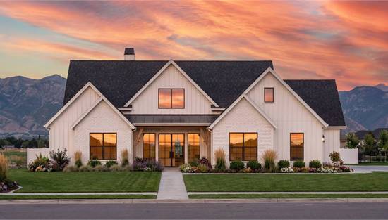 Stylish Country with Attached Garage