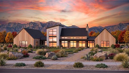 Stylish Farmhouse with Attached Garage