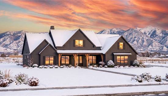 Stylish Farmhouse with Attached Garage