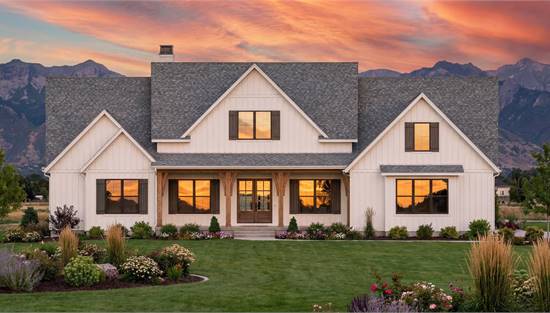 Stylish Farmhouse with Attached Garage