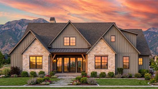 Stylish Farmhouse with Attached Garage