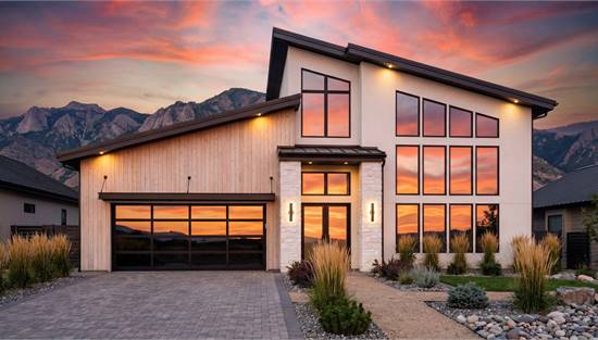 Stylish Contemporary with Attached Garage
