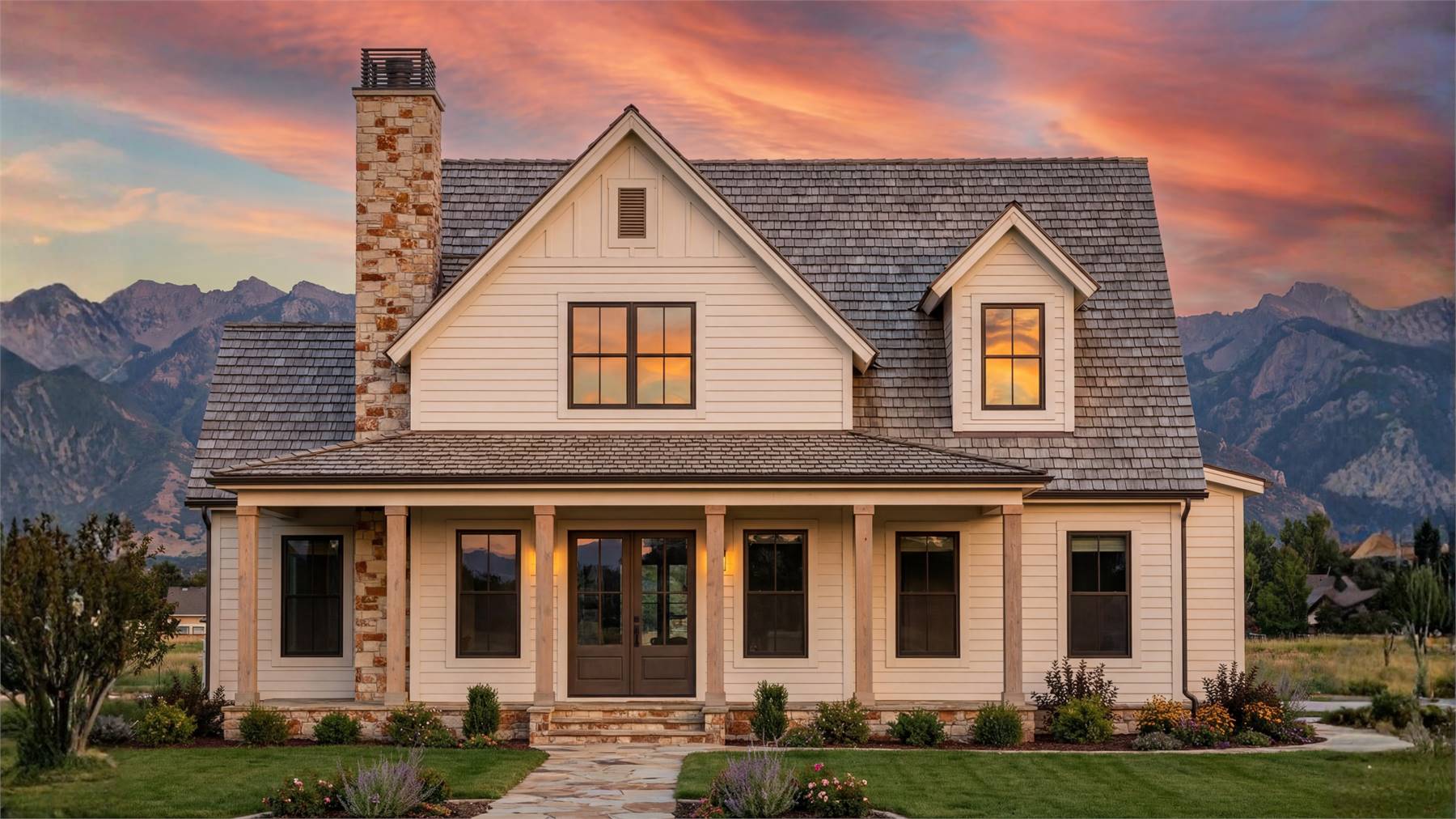 Piedmont | 3 Bedroom Modern Farmhouse Style House Plan 10137 - 10137, image size:1800x1012