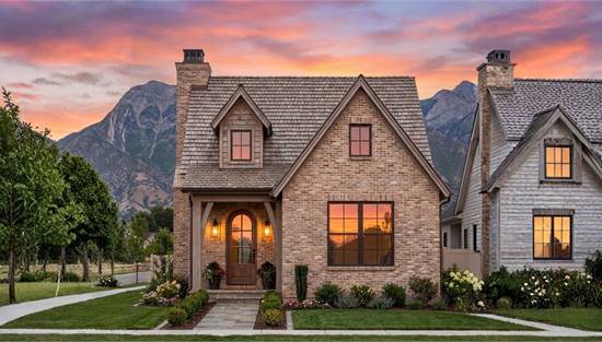 Charming European with Front Porch
