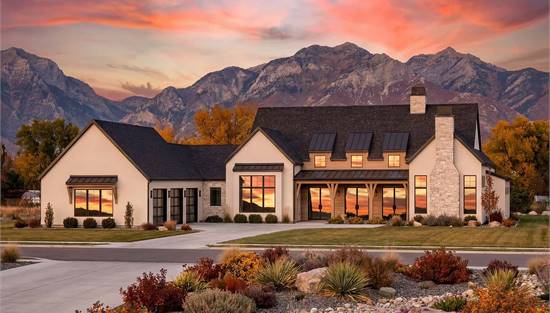 Stylish Farmhouse with Attached Garage