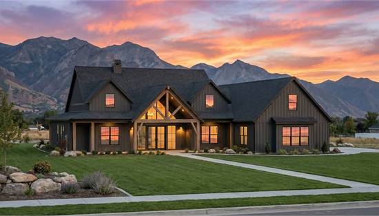 Stylish Country with Attached Garage