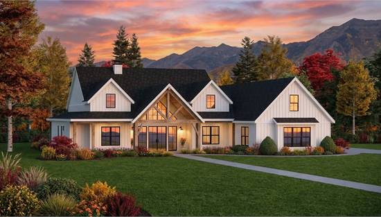 Stylish Country with Attached Garage