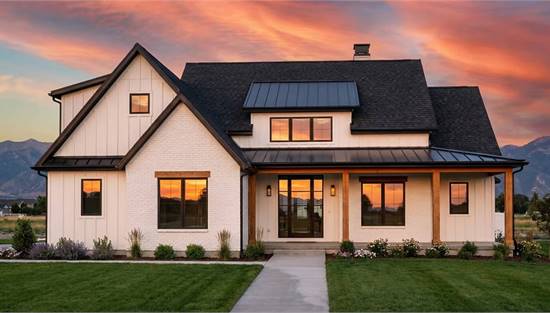 Modern Farmhouse with Large Covered Porches